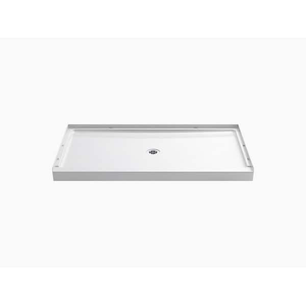 Sterling 72331100 GUARD+ Vikrell 60" x 34" Shower Pan with Center Bed